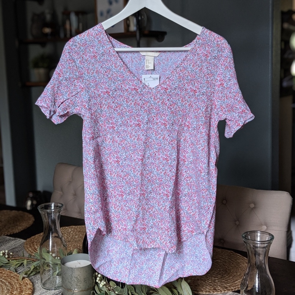 H&M Flower Blouse